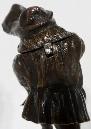 Encrier en Bronze « Le Grotesque »  - XIXe
