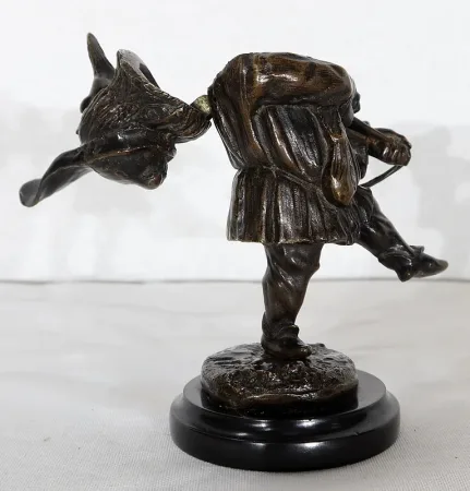 Encrier en Bronze « Le Grotesque »  - XIXe