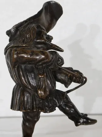 Encrier en Bronze « Le Grotesque »  - XIXe