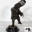 Encrier en Bronze « Le Grotesque »  - XIXe