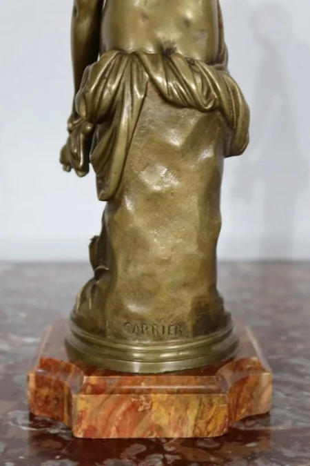 STATUETTA IN BRONZO di A. CARRIER BELLEUSE