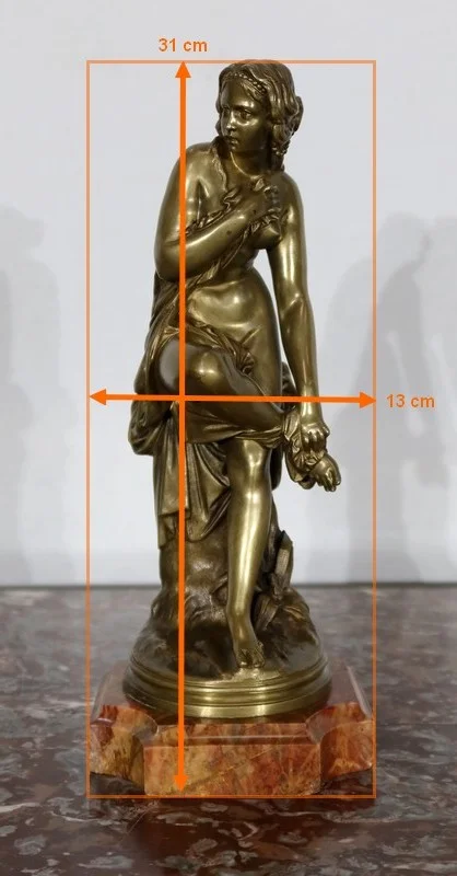 Bronze d’une Baigneuse, de A. Carrier-Belleuse - Milieu XIXe
