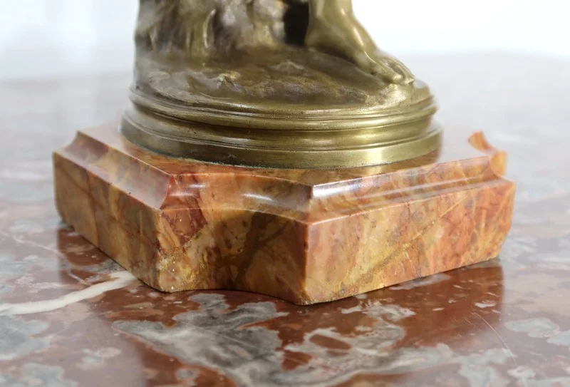 STATUETTA IN BRONZO di A. CARRIER BELLEUSE