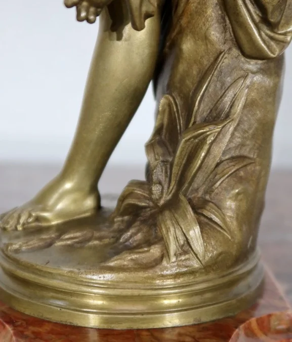 STATUETTA IN BRONZO di A. CARRIER BELLEUSE