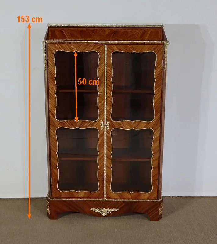 LOUIS XIV STYLE DISPLAY CABINET