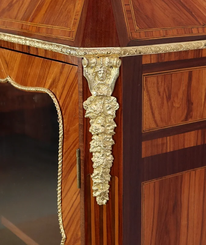 LOUIS XIV STYLE DISPLAY CABINET