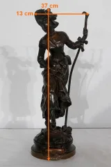 BRONZESTATUETTE von A. GAUDEZ