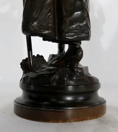 A. GAUDEZ 的青铜雕像