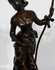 BRONZESTATUETTE von A. GAUDEZ