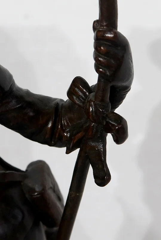 ESTATUILLA DE BRONCE de A. GAUDEZ