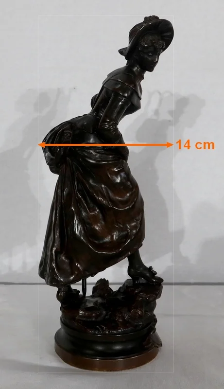 ESTATUILLA DE BRONCE de A. GAUDEZ