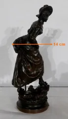 BRONZESTATUETTE von A. GAUDEZ