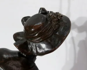 BRONZESTATUETTE von A. GAUDEZ