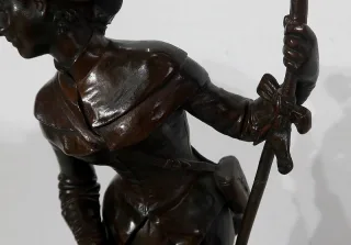 BRONZESTATUETTE von A. GAUDEZ