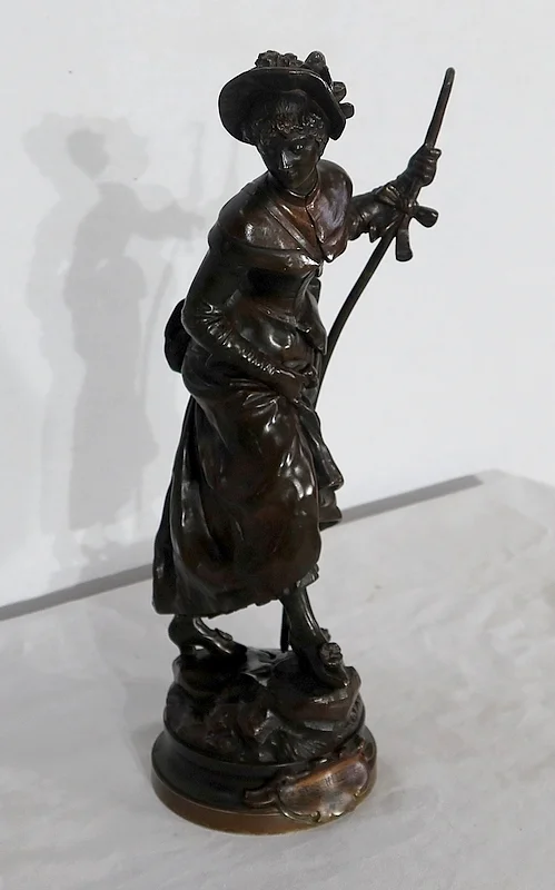 ESTATUILLA DE BRONCE de A. GAUDEZ