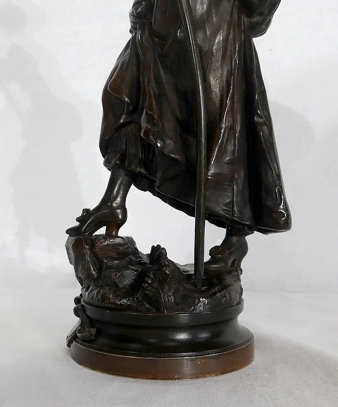 ESTATUILLA DE BRONCE de A. GAUDEZ