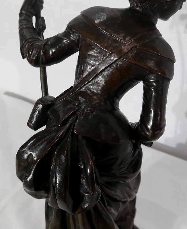 ESTATUILLA DE BRONCE de A. GAUDEZ