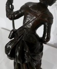 BRONZESTATUETTE von A. GAUDEZ