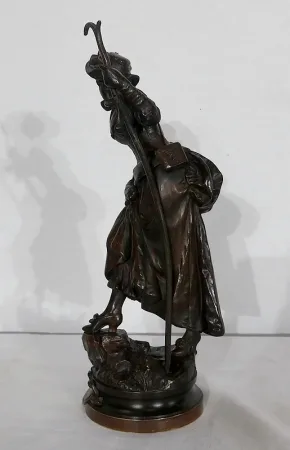 A. GAUDEZ 的青铜雕像