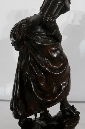 A. GAUDEZ 的青铜雕像