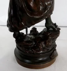 BRONZESTATUETTE von A. GAUDEZ