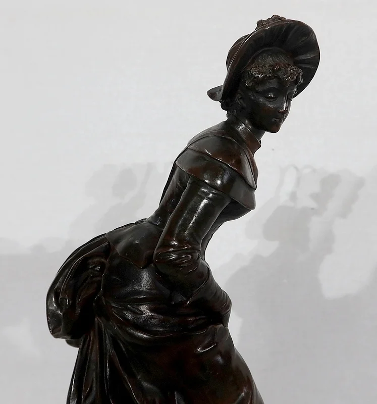 ESTATUILLA DE BRONCE de A. GAUDEZ