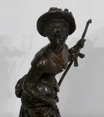 BRONZESTATUETTE von A. GAUDEZ