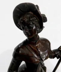 BRONZESTATUETTE von A. GAUDEZ