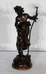 BRONZESTATUETTE von A. GAUDEZ