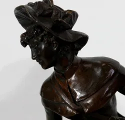 BRONZESTATUETTE von A. GAUDEZ