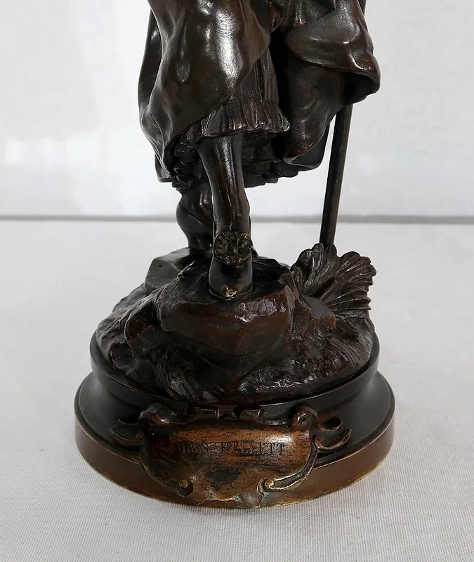ESTATUILLA DE BRONCE de A. GAUDEZ