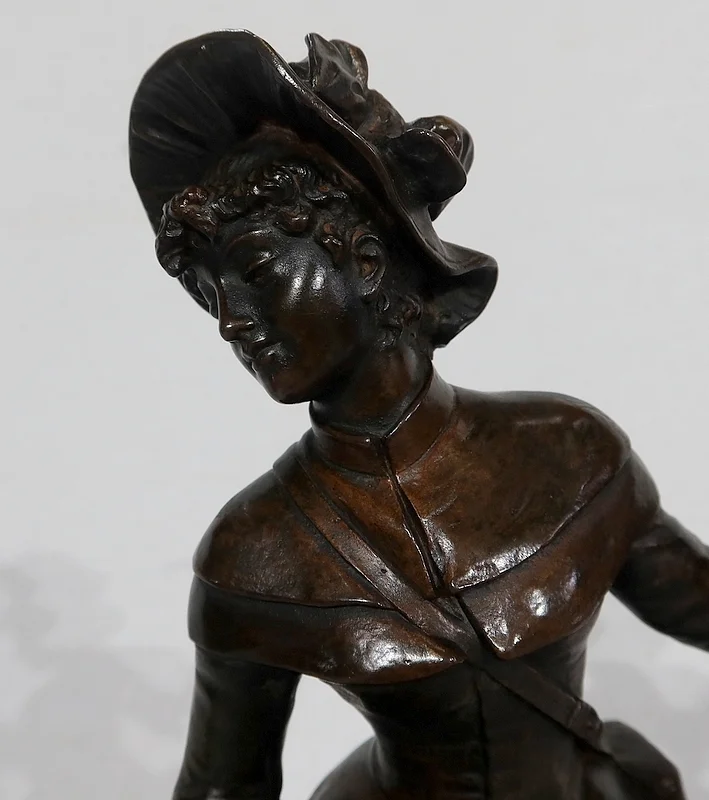 ESTATUILLA DE BRONCE de A. GAUDEZ