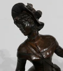 BRONZESTATUETTE von A. GAUDEZ