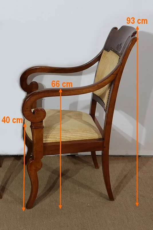 PAAR FRANSE RESTAURATIEPERIODE STOELEN