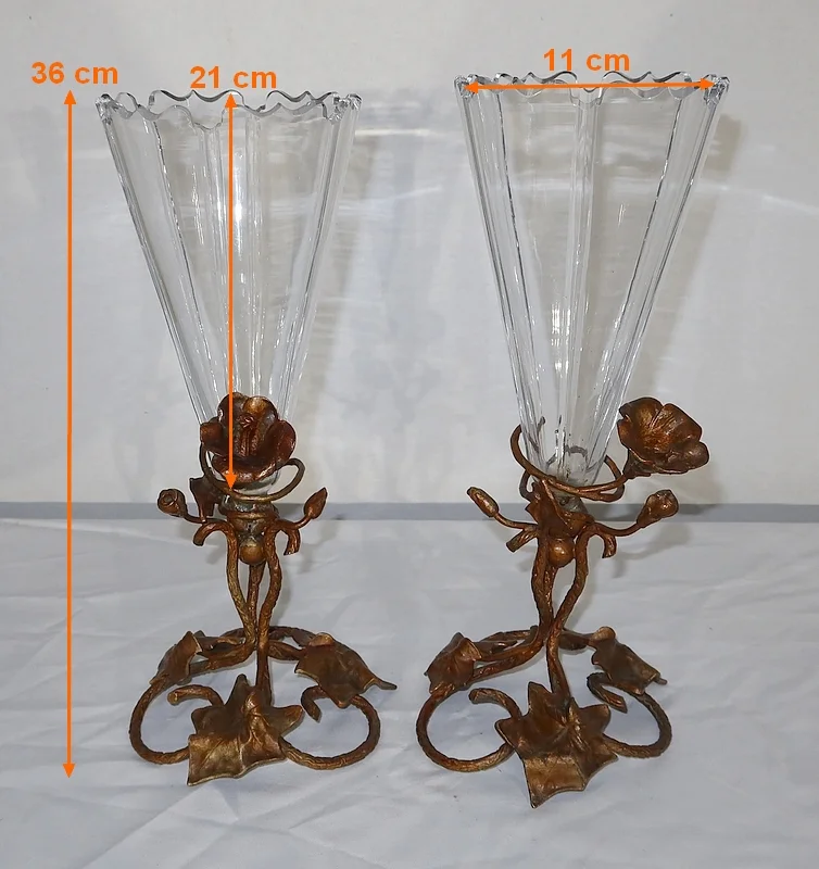 PAAR VAZEN IN DE ART NOUVEAU PERIODE