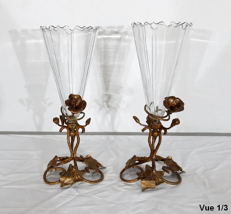 PAAR VAZEN IN DE ART NOUVEAU PERIODE
