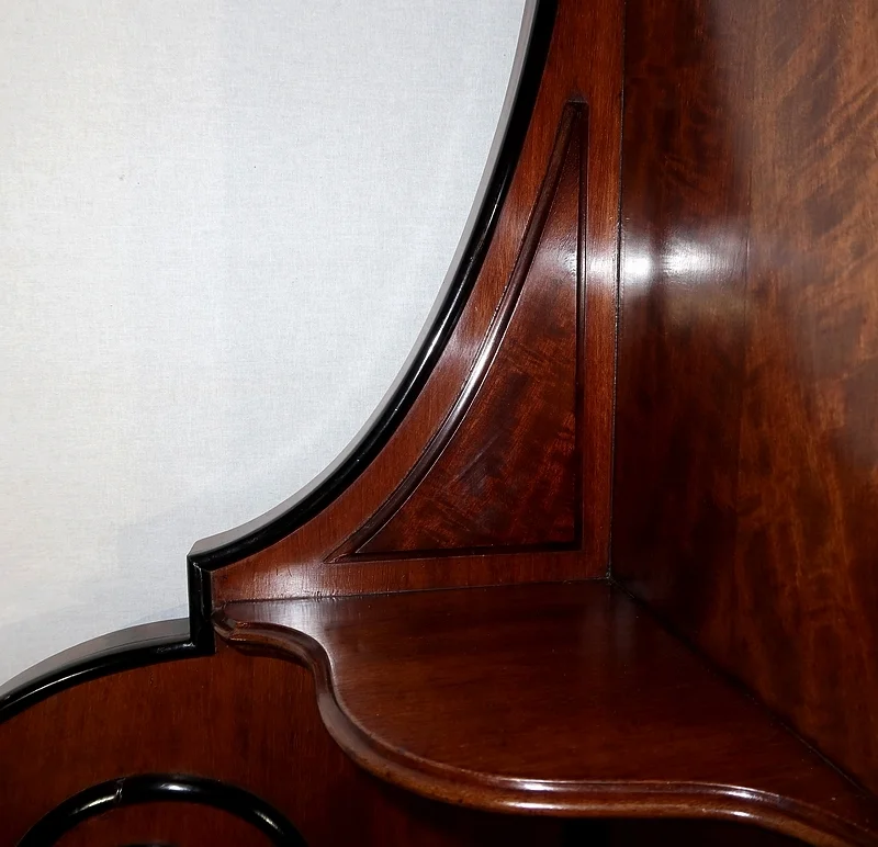 Desserte Vitrine en Acajou – Fin XIXe