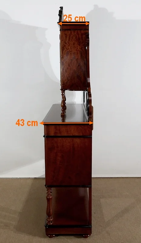 Desserte Vitrine en Acajou – Fin XIXe