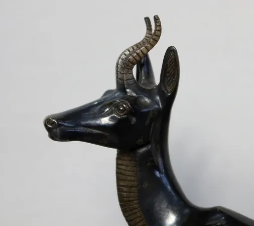LARGE BRONZE GROUP signed I.  ROCHARD