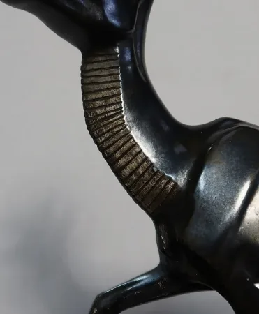 LARGE BRONZE GROUP signed I.  ROCHARD