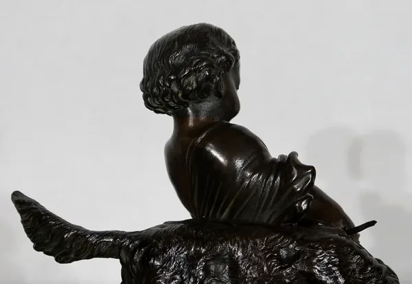 BRONZE GROUP signed PEIFFER