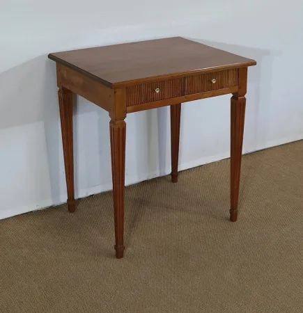 Petite Table en Merisier massif, style Louis XVI – 1ère partie XIXe