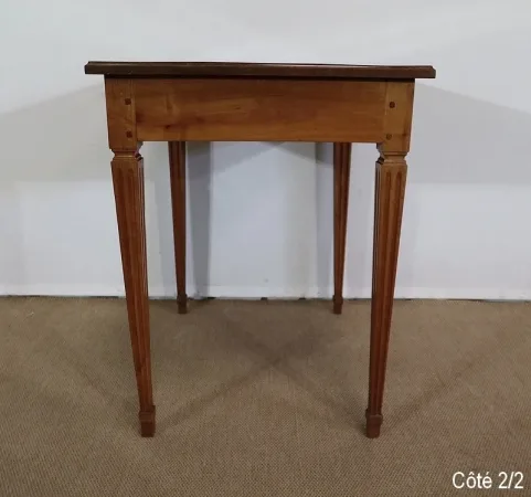 Petite Table en Merisier massif, style Louis XVI – 1ère partie XIXe