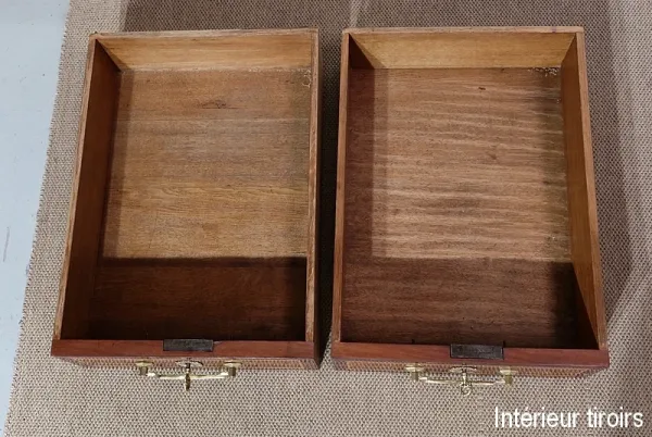 Commode Scriban Louis XVI en Acajou et Bois précieux – XVIIIe