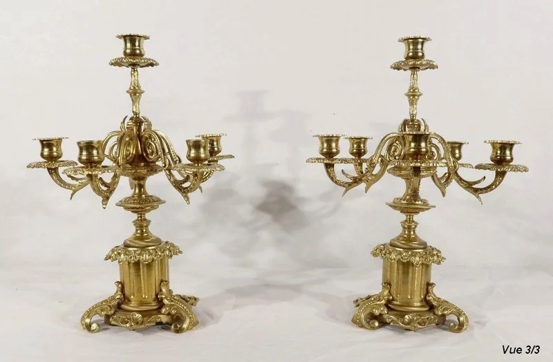 PAREJA DE CANDELABRO
