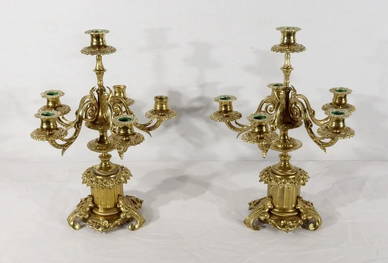 PAIR OF CANDELABRA