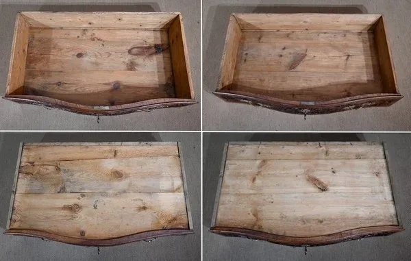 Commode Sauteuse Nîmoise en Noyer, Époque Louis XV – XVIIIe