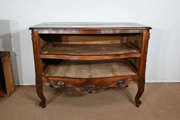 Commode Sauteuse Nîmoise en Noyer, Époque Louis XV – XVIIIe
