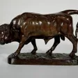 Bronze « Le Taureau » de L. Vidal, 1867 – XIXe