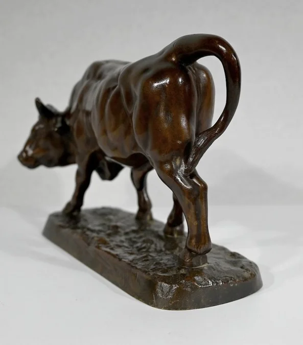 BRONZE Stier von L. VIDAL